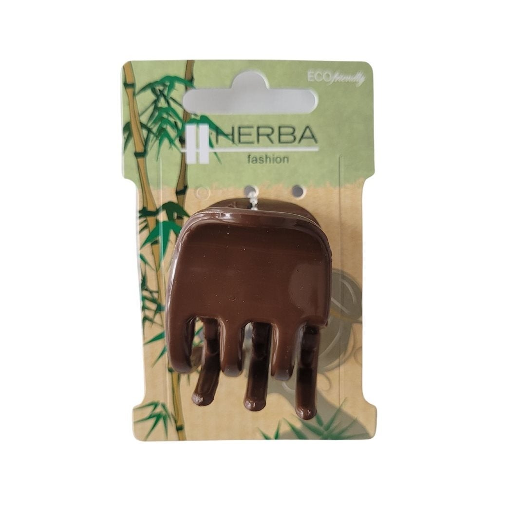 Herba Ecofriendly agrafe 3.5cm brun