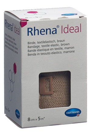 Bande élastique Rhena Ideal 8cmx5m couleur chair