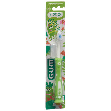 Brosse à dents GUM Kids 2-6 ans vert Brosse à dents GUM Kids 2-6 ans vert