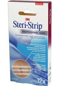 3M Steri Strip 6x75mm blanc renforcé 12 x 3 pièces 3M Steri Strip 6x75mm blanc renforcé 12 x 3 pièces