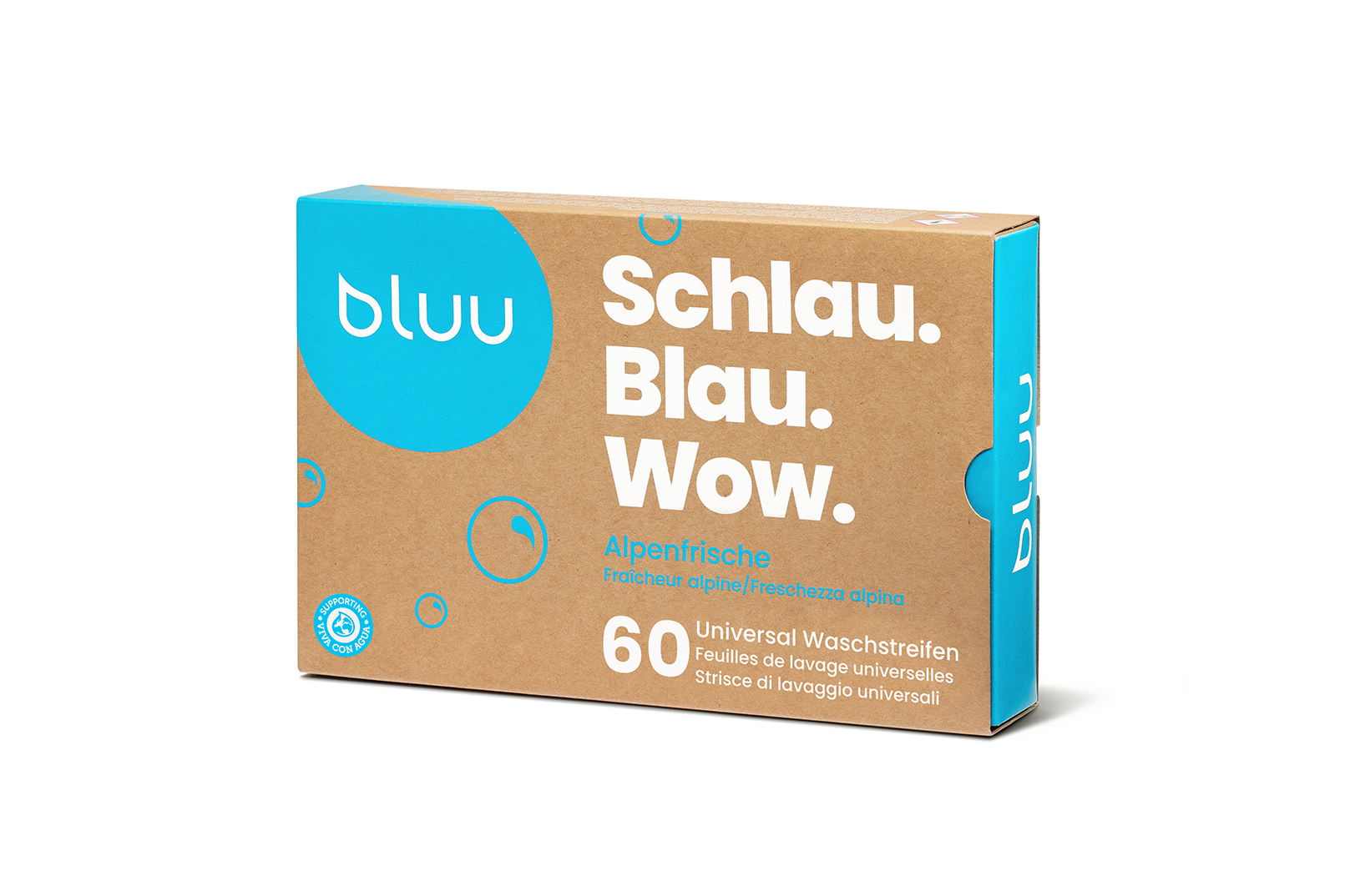bluu Bandelettes de lavage fraîcheur alpine 60 pièces bluu Bandelettes de lavage fraîcheur alpine 60 pièces