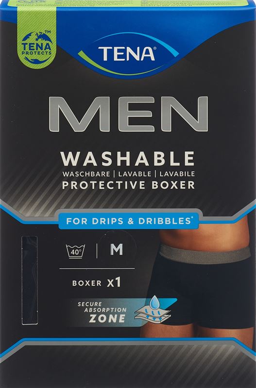 TENA Men Washable Underwear M noir