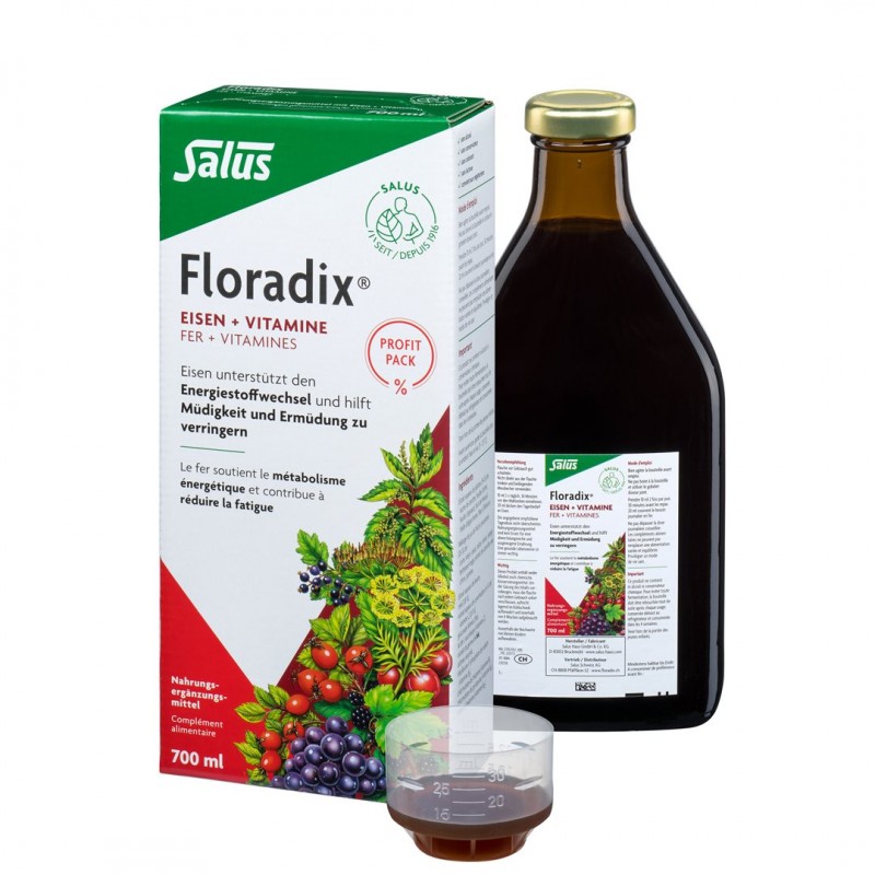 Floradix Fer + Vitamines Profit Pack 700ml Floradix Fer + Vitamines Profit Pack 700ml