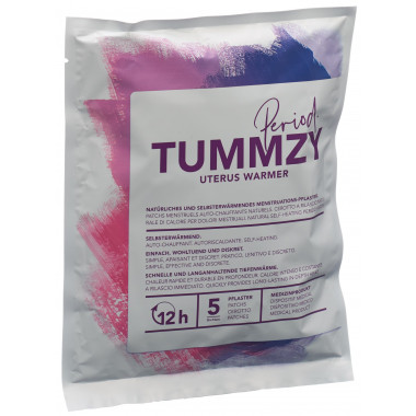 Tummzy Pansement Menstruel 10x13cm auto-chauffant et naturel Btl 5 pièces Tummzy Pansement Menstruel 10x13cm auto-chauffant et naturel Btl 5 pièces