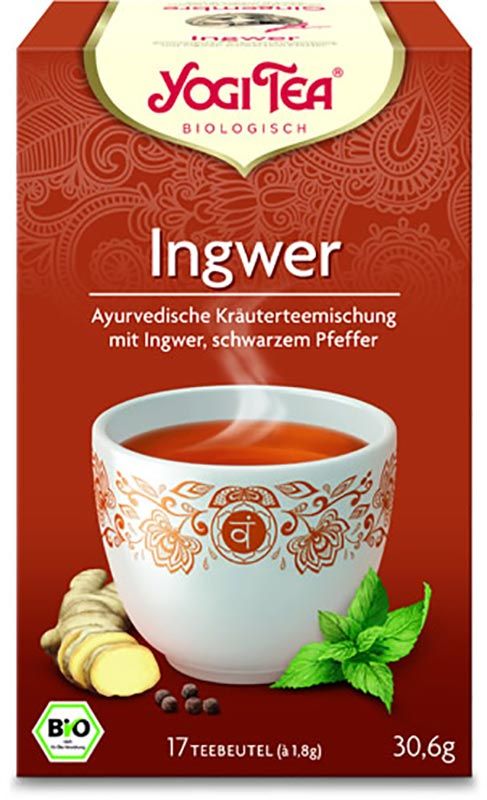 Yogi Tea thé au gingembre 17 Btl 1.8g