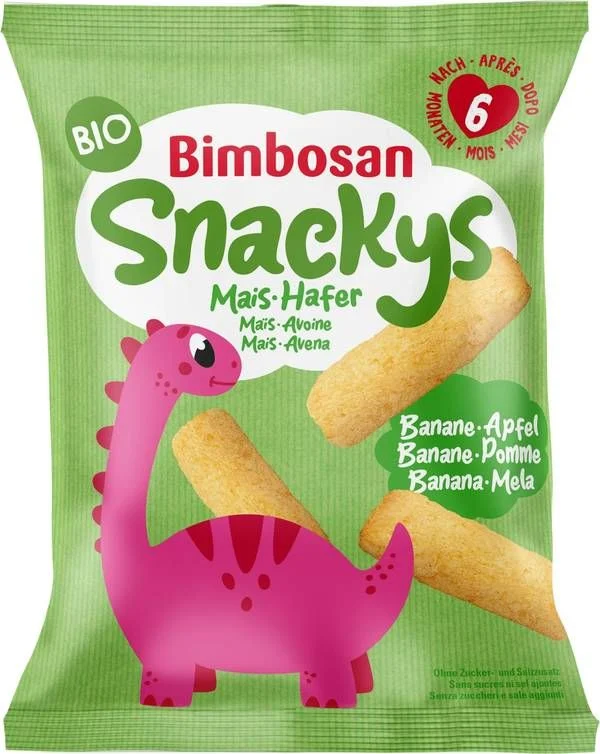 BIMBOSAN Snacks bio aux fruits 8 x 25g