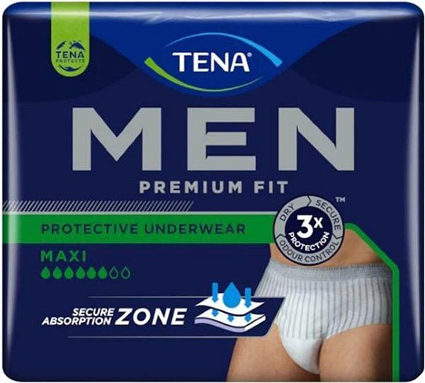 TENA Men Premium Fit Protective Underwear Level 4 L/XL 10 pièces TENA Men Premium Fit Protective Underwear Level 4 L/XL 10 pièces