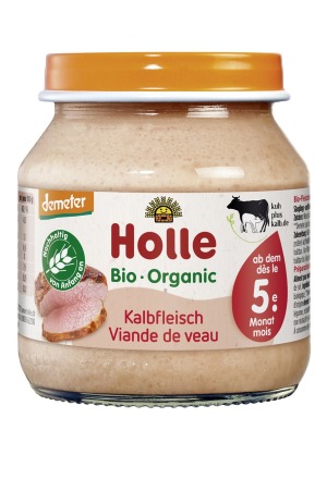 Holle viande de veau bocal 125g Holle viande de veau bocal 125g