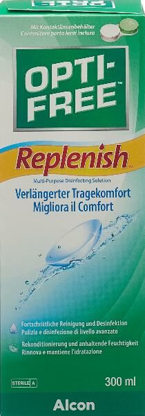 Solution désinfectante OPTI-FREE® Replenish 300ml Solution désinfectante OPTI-FREE® Replenish 300ml