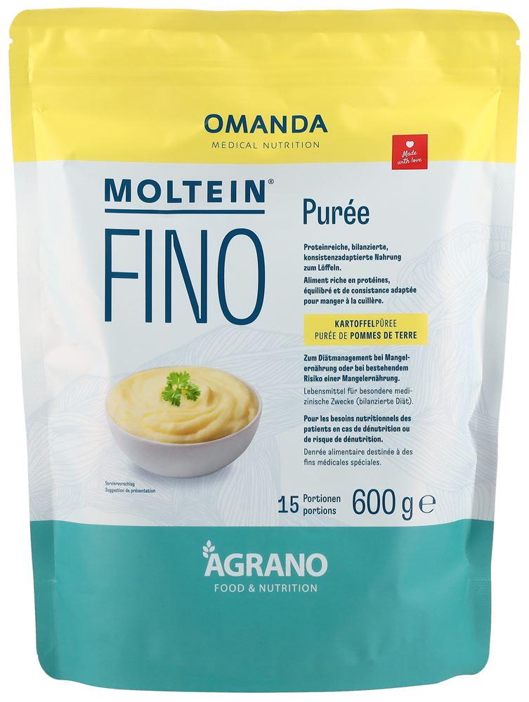 MOLTEIN FINO Purée de pommes de terre Btl 600g MOLTEIN FINO Purée de pommes de terre Btl 600g