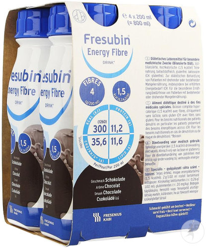 Fresubin 2 kcal Compact Fibre DRINK chocolat 4x 125ml Fresubin 2 kcal Compact Fibre DRINK chocolat 4x 125ml