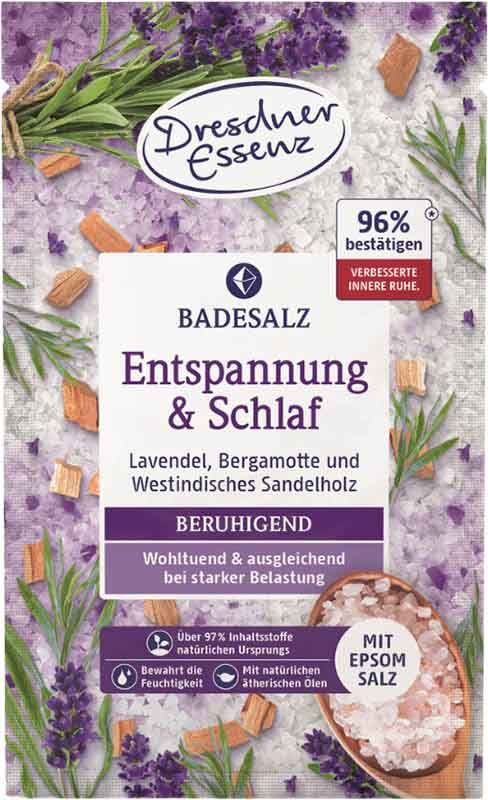 Sel de bain Dresdner Détente & Sommeil Se sentir naturellement en bonne santé 12 x 60g Sel de bain Dresdner Détente & Sommeil Se sentir naturellement en bonne santé 12 x 60g