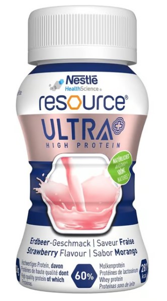 Resource Ultra + Fraise 4 bt 125ml