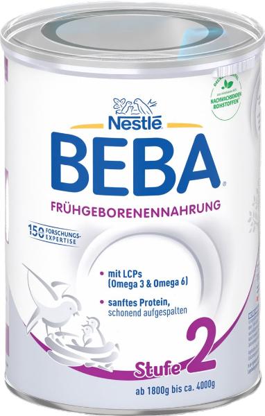 BEBA Alimentation pour prématurés niveau 2 Ds 400g BEBA Alimentation pour prématurés niveau 2 Ds 400g