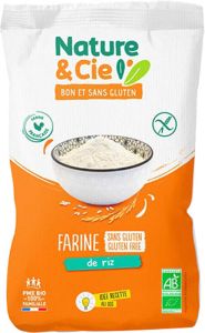 Nature & Cie Farine de riz sans gluten 500g Nature & Cie Farine de riz sans gluten 500g