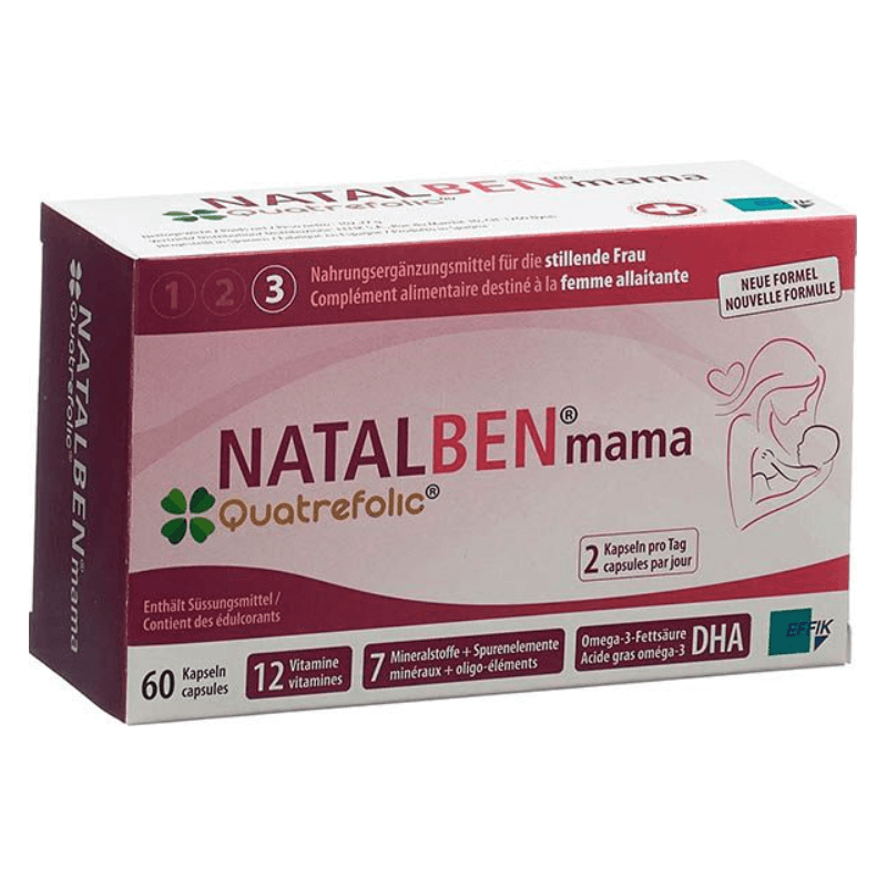NATALBEN Gélules pour maman 60 pièces NATALBEN Gélules pour maman 60 pièces