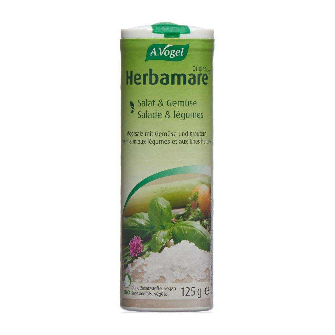 Vogel Herbamare sel aux herbes saupoudreuse de table 125g Vogel Herbamare sel aux herbes saupoudreuse de table 125g