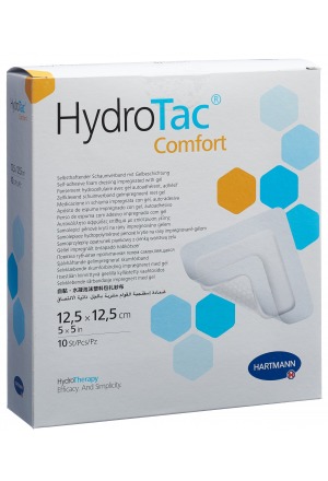 HydroTac Comfort pansement 12.5x12.5cm stérile 10 pièces