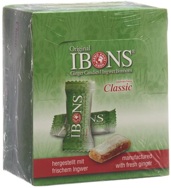 IBONS Bonbons au gingembre Original 12x60g