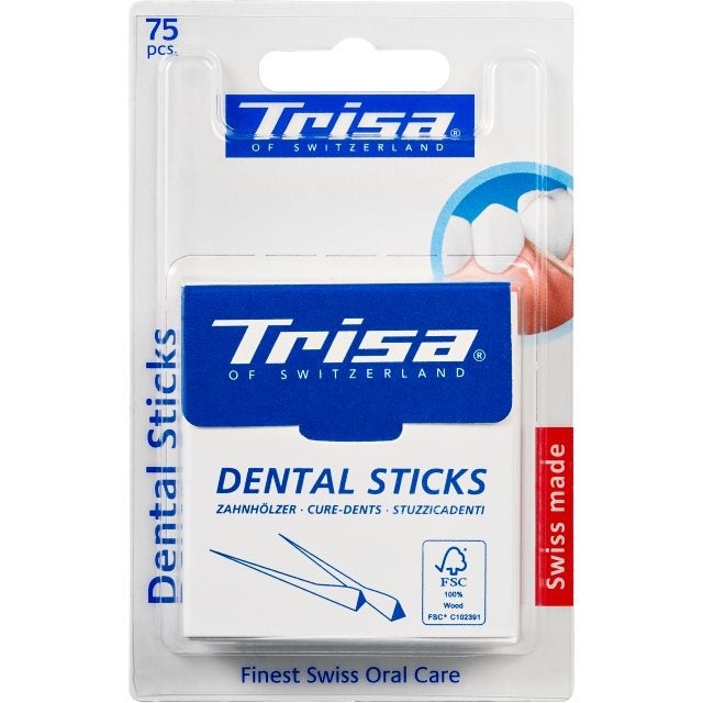 Bâtonnets dentaires en bois Trisa Bâtonnets dentaires en bois Trisa