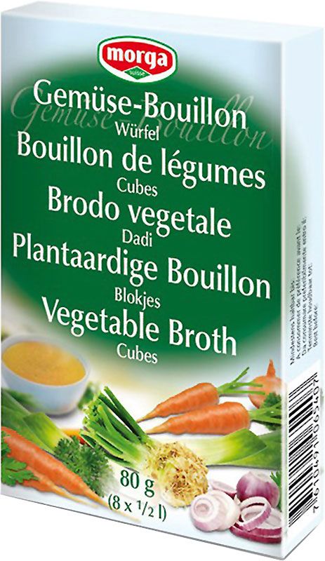 Morga bouillon de légumes cubes bio 8 pièces Morga bouillon de légumes cubes bio 8 pièces