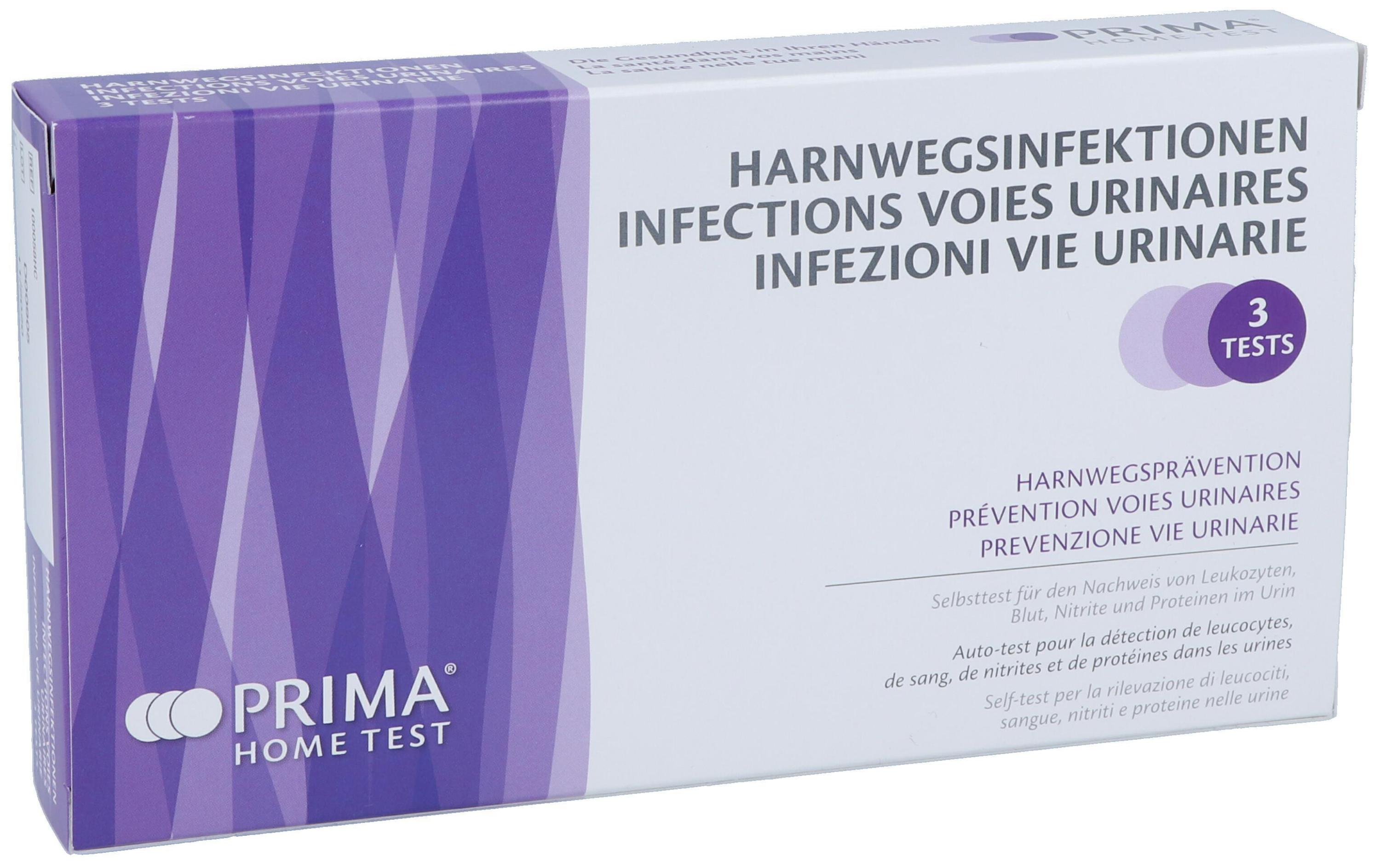 Prima Home Autotest Infections des voies urinaires 3 pièces