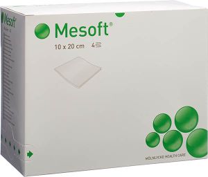 Compresses Mesoft NW 10x20cm stériles 60 x 2 pièces