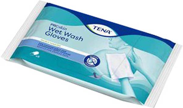 TENA Wet Wash Glove parfumé 5 pièces