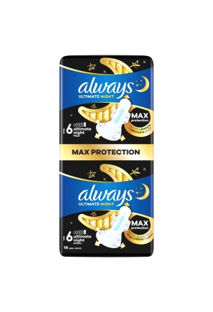 ALWAYS Ultra Binde Secure Night Extra Large Ailes 14 Stk