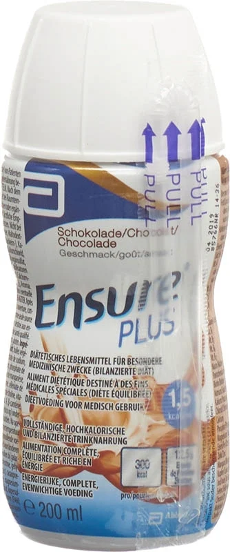 Ensure Plus liquide chocolat bouteille 200ml 24 pièces