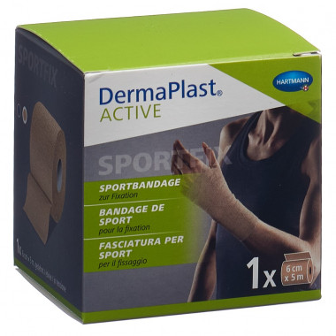 Bandage sportif DermaPlast Active 6cmx5m Bandage sportif DermaPlast Active 6cmx5m