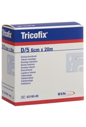 TRICOFIX Pansement tubulaire GrD 5-6cm/20m