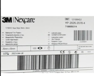 3M NEXCARE Aqua Clear wp Pfl 26x57mm Hôpi 100 Stück 3M NEXCARE Aqua Clear wp Pfl 26x57mm Hôpi 100 Stück