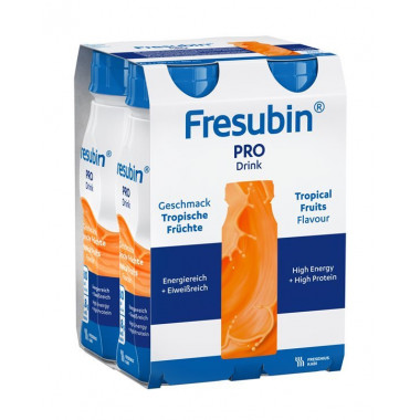 Fresubin Pro Drink Fruits tropicaux 4x 200ml Fresubin Pro Drink Fruits tropicaux 4x 200ml