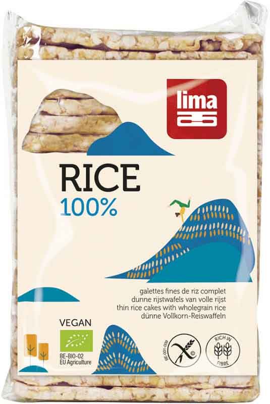 Galettes de riz Lima fines et complètes Btl 130g