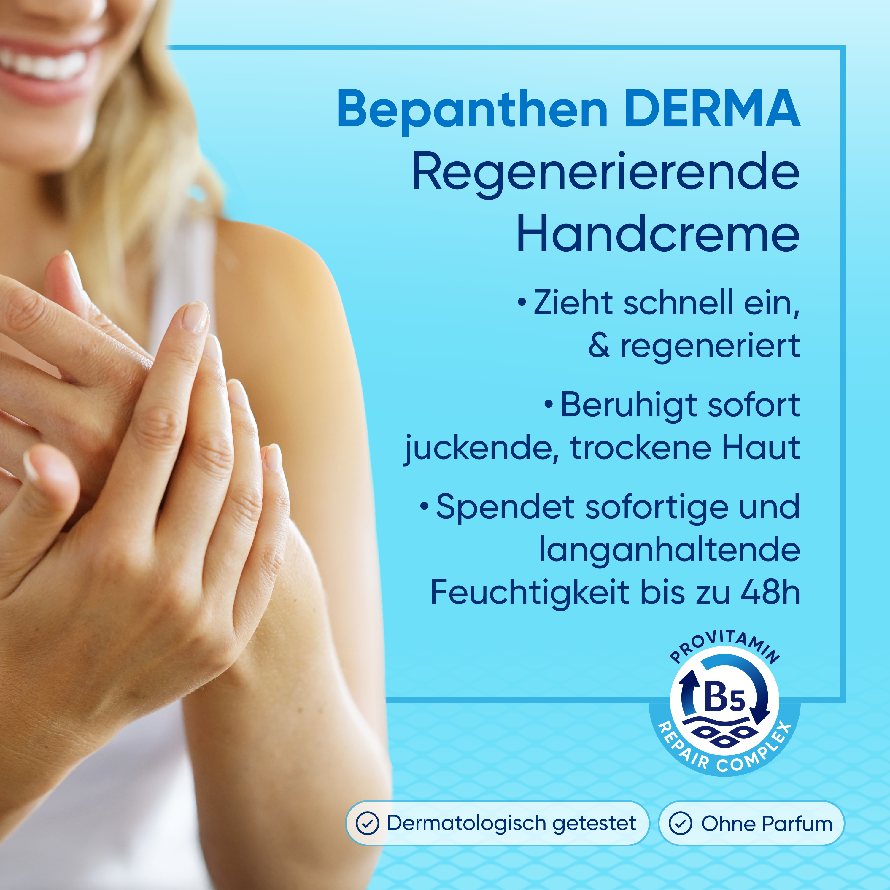 Bepanthen® DERMA Crème Régénérante pour les Mains 50ml