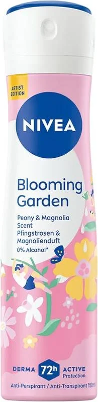 Nivea Déodorant Blooming Garden Spray Fem 150 ml