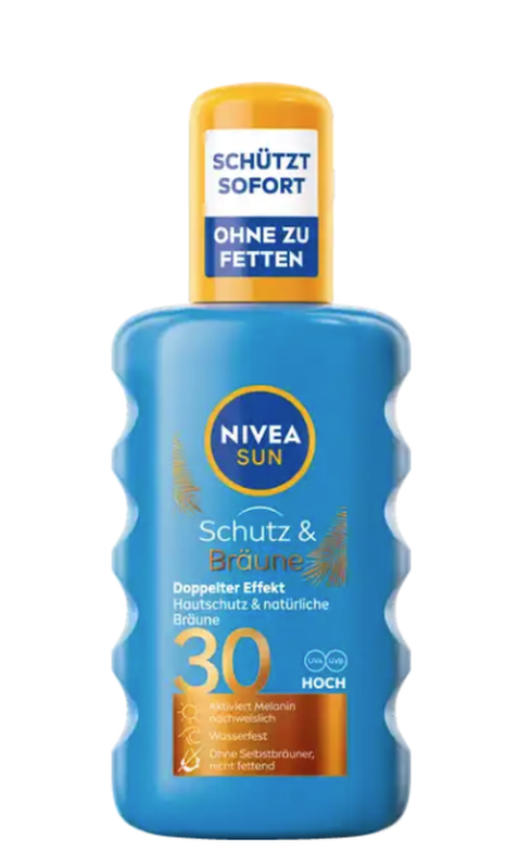 Spray solaire NIVEA SUN Protection&Bronzage SPF30 200ml Spray solaire NIVEA SUN Protection&Bronzage SPF30 200ml