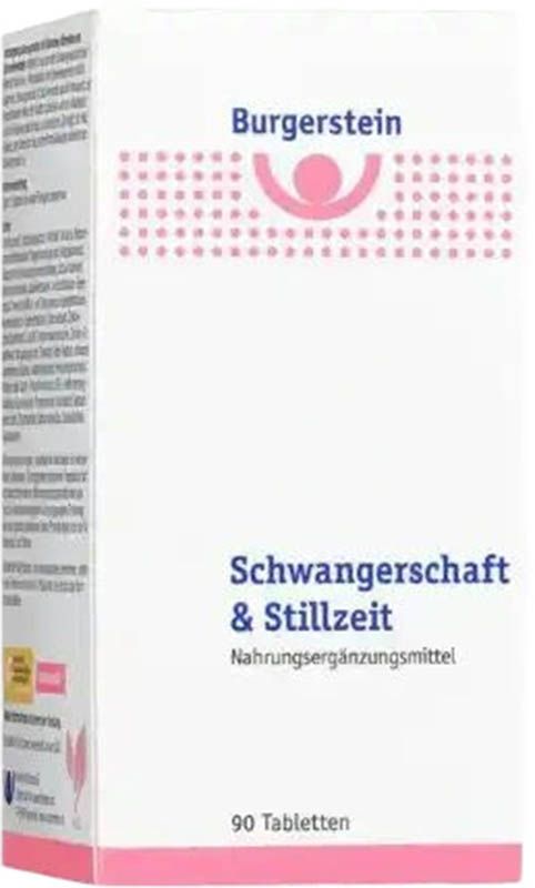 Comprimés Burgerstein Grossesse & Allaitement 90 pièces Comprimés Burgerstein Grossesse & Allaitement 90 pièces