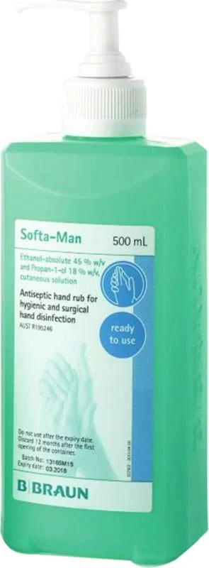 Pompe doseuse pour désinfectant pour les mains SOFTA-MAN VISCORUB 500ml