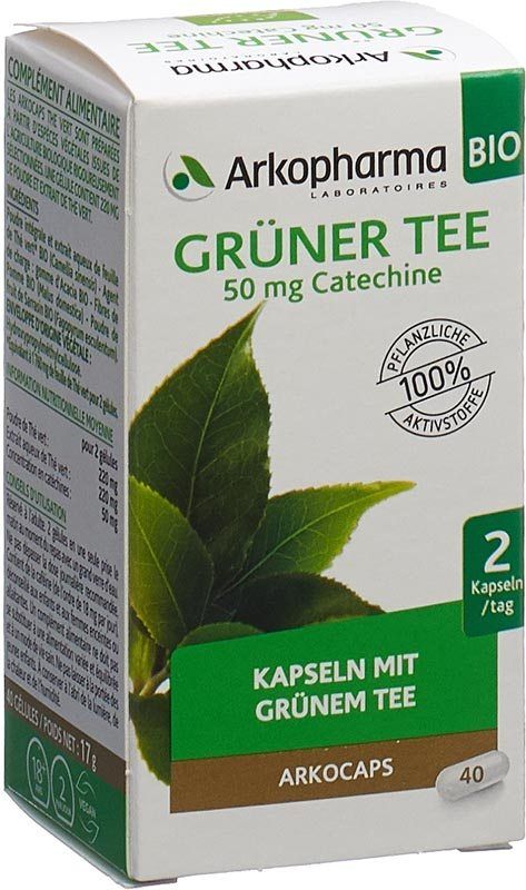 ARKOCAPS Thé vert en gélules Bio Ds 40 pièces ARKOCAPS Thé vert en gélules Bio Ds 40 pièces
