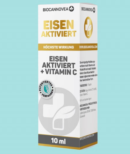 BIOCANNOVEA Fer activé & Vitamine C (n) 10ml