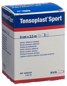 TENSOPLAST SPORT Tape élastique 8cmx2.5m