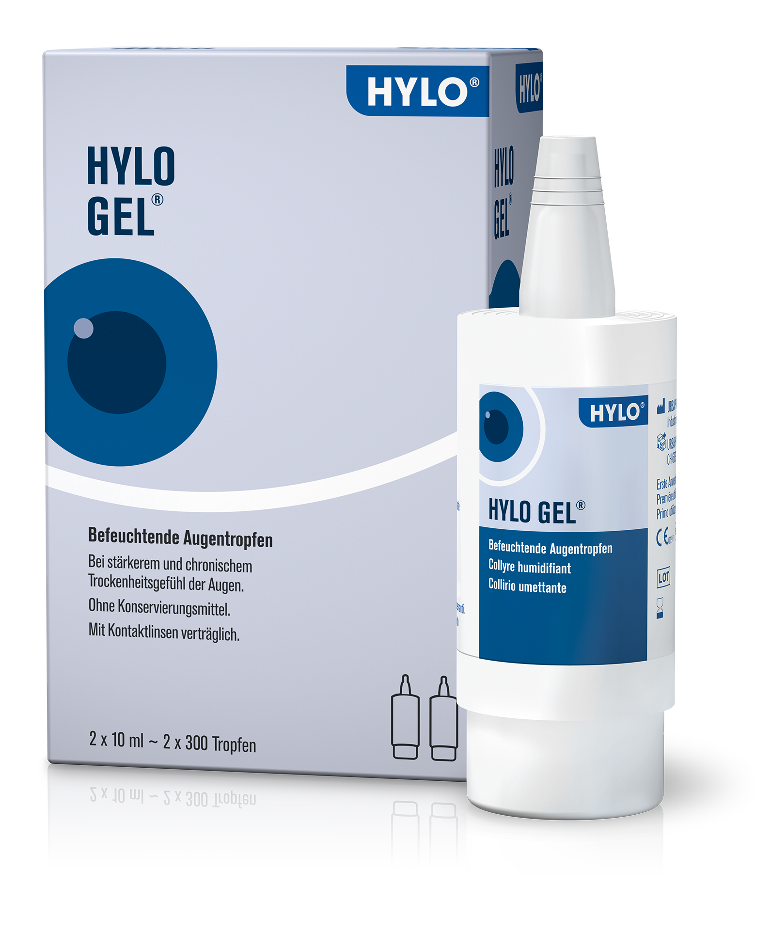 HYLO-GEL Gtt Opht 0.2% 2 x 10ml HYLO-GEL Gtt Opht 0.2% 2 x 10ml