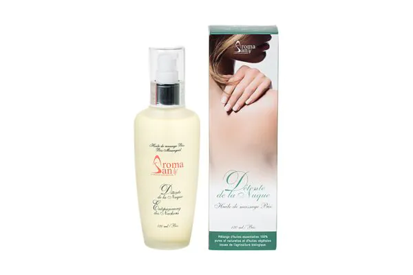 Huile de massage AromaSan Détente de la nuque 120ml Huile de massage AromaSan Détente de la nuque 120ml