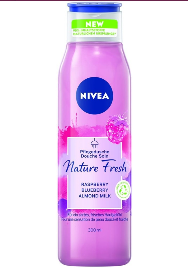 Nivea Douche de soin Nature Fresh Raspberry 300ml Nivea Douche de soin Nature Fresh Raspberry 300ml