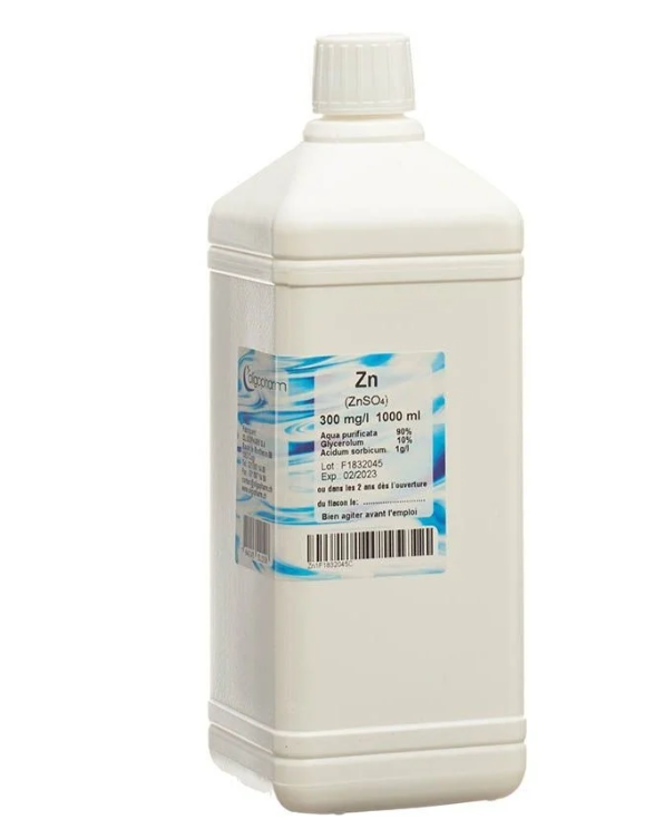 OLIGOPHARM Zinc Soluble 300 mg/l 1000ml