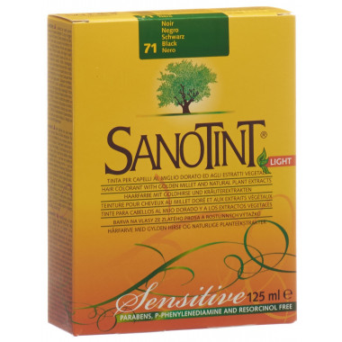 Sanotint Sensitive Light Coloration pour cheveux 71 noir
