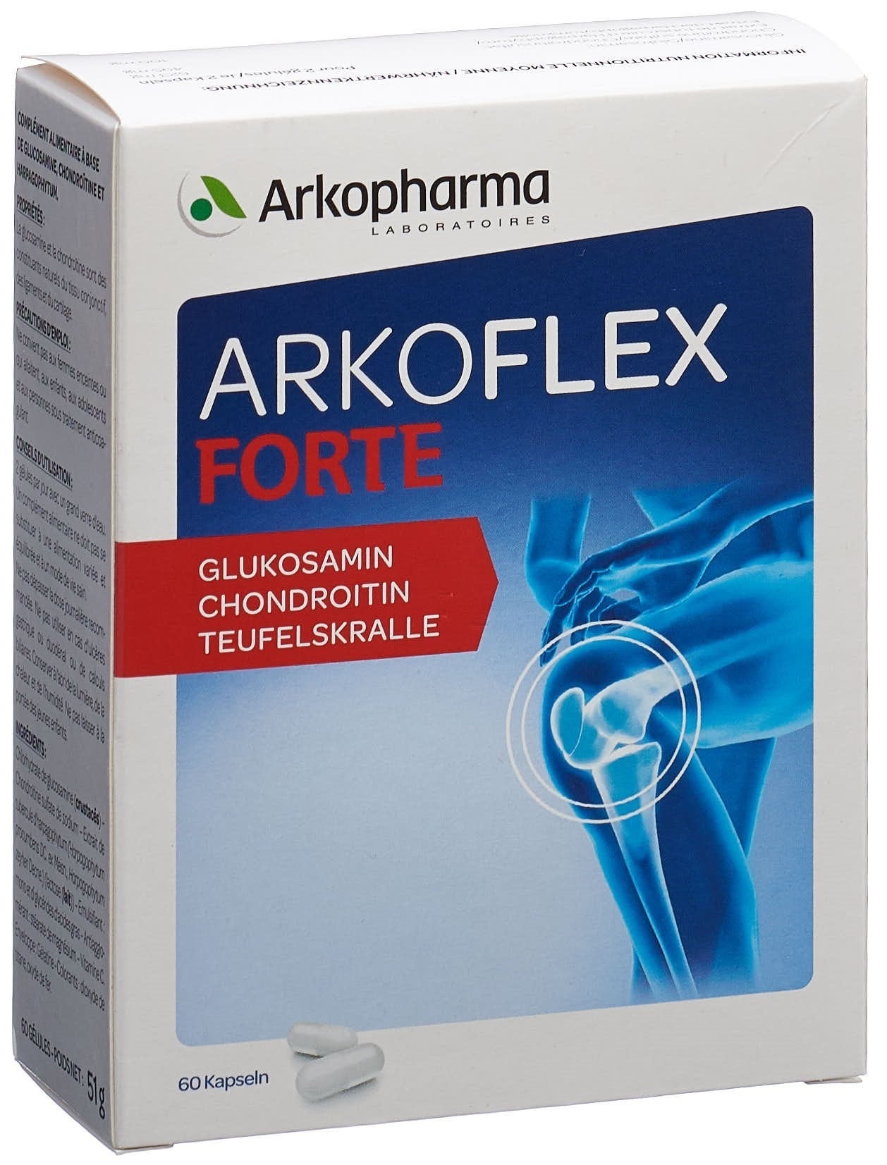 Arkoflex Forte + griffe du diable gélules 60 pièces Arkoflex Forte + griffe du diable gélules 60 pièces