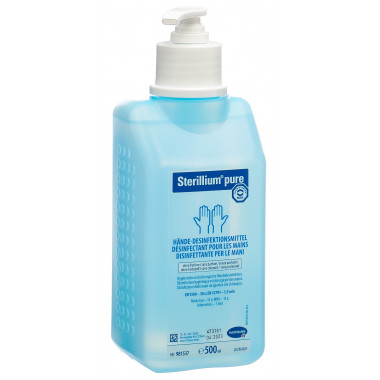 Sterillium pure avec pompe 500ml Sterillium pure avec pompe 500ml